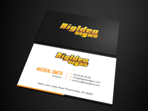 Business Card Design by Tripti Ranjan Gain for Bigidea Wraps Inc | Design: #23391506
