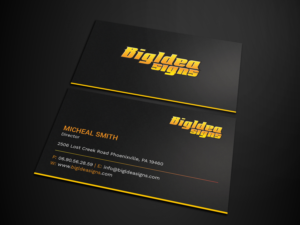Business Card Design by Tripti Ranjan Gain for Bigidea Wraps Inc | Design: #23391507