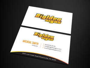 Business Card Design by Tripti Ranjan Gain for Bigidea Wraps Inc | Design: #23391511
