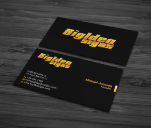 Diseño de Tarjeta de Presentación por MDesign para Bigidea Wraps Inc | Diseño #23385842