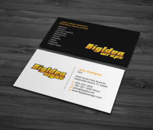 Business Card Design by MDesign for Bigidea Wraps Inc | Design: #23402500