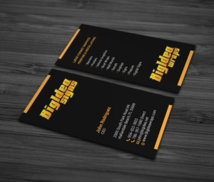 Business card for our large format printing and installation business | Business Card Design by MDesign