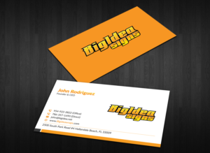 Business Card Design by Musa. A for Bigidea Wraps Inc | Design: #23400446