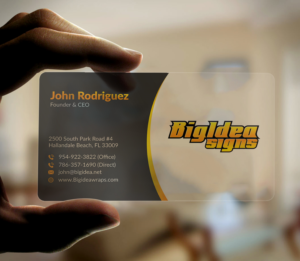 Business Card Design by Musa. A for Bigidea Wraps Inc | Design: #23400447