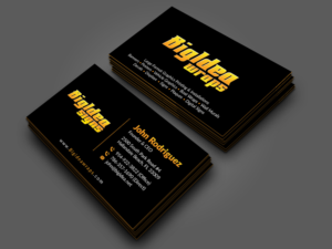Business Card Design by Musa. A for Bigidea Wraps Inc | Design: #23404089