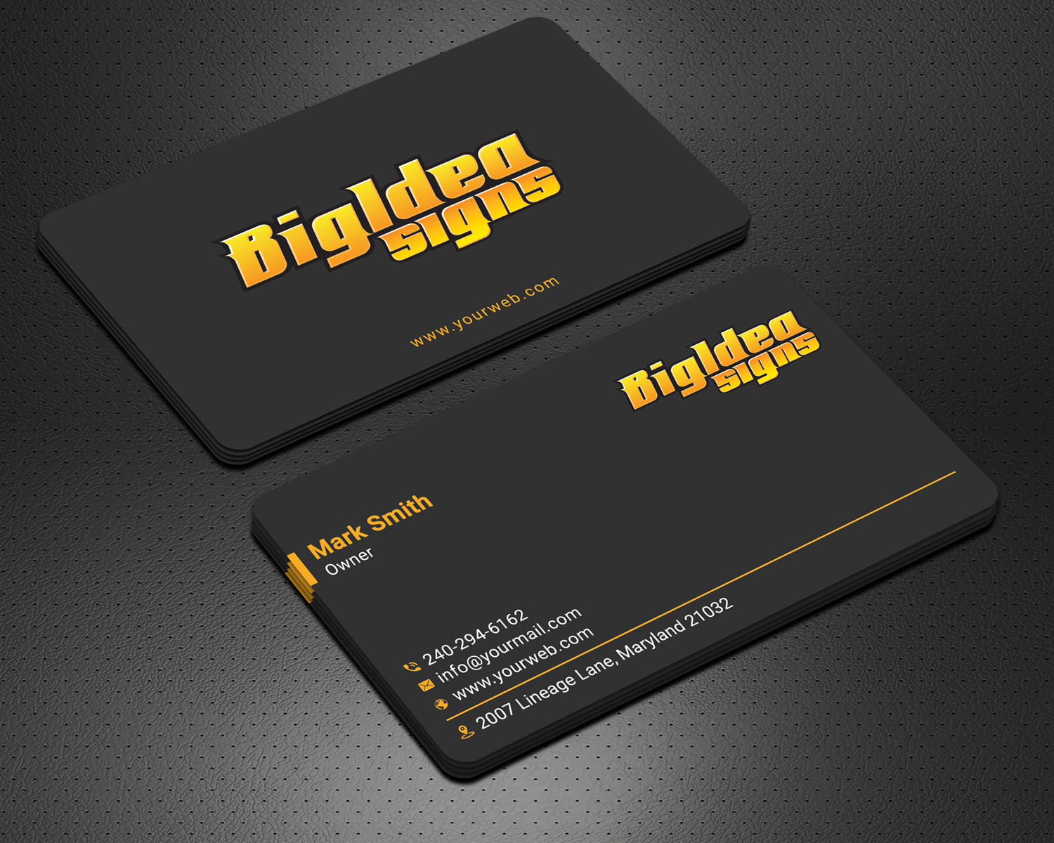 Business Card Design by Krishno for Bigidea Wraps Inc | Design #23385051