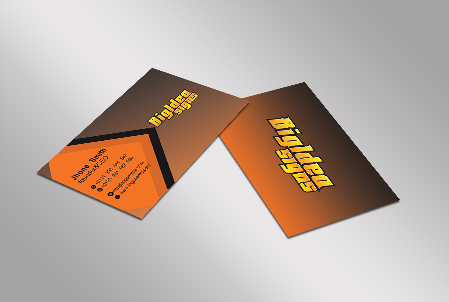 Visitenkarten-Design von Graphics Design Help für Bigidea Wraps Inc | Design #23397592