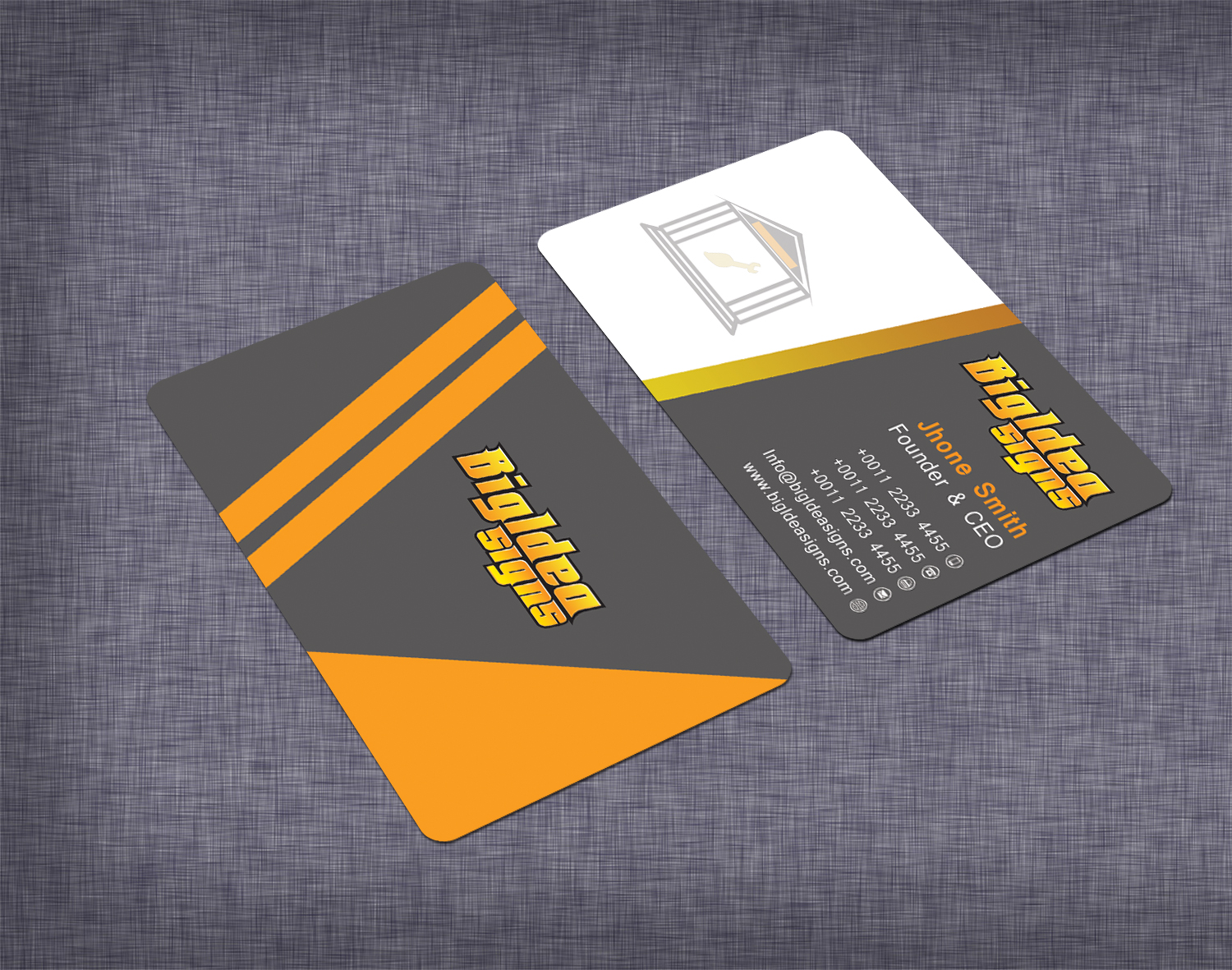 Visitenkarten-Design von Graphics Design Help für Bigidea Wraps Inc | Design #23397594