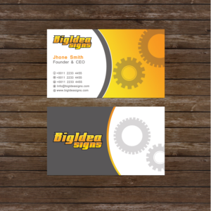 Visitenkarten-Design von Graphics Design Help für Bigidea Wraps Inc | Design: #23397595