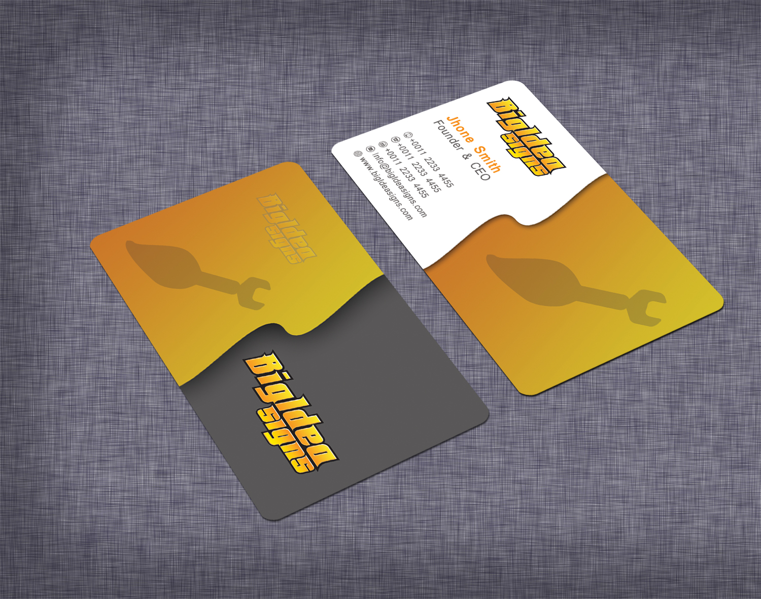 Business Card Design by Graphics Design Help for Bigidea Wraps Inc | Design #23397596