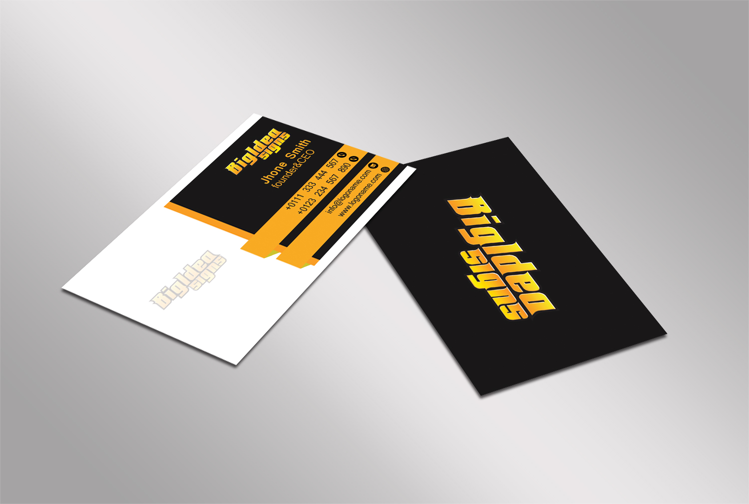 Business Card Design by Graphics Design Help for Bigidea Wraps Inc | Design #23397610