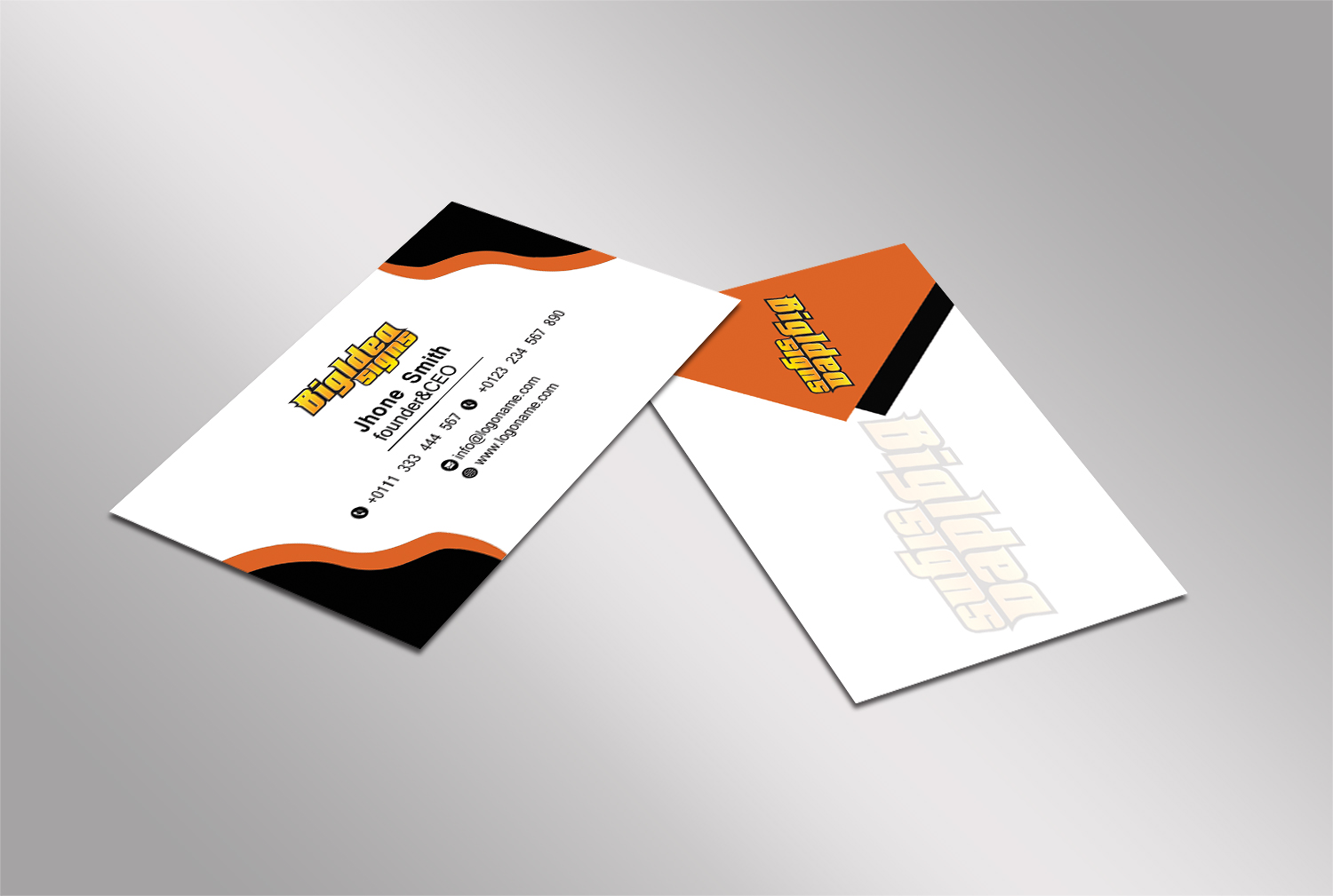 Visitenkarten-Design von Graphics Design Help für Bigidea Wraps Inc | Design #23397611