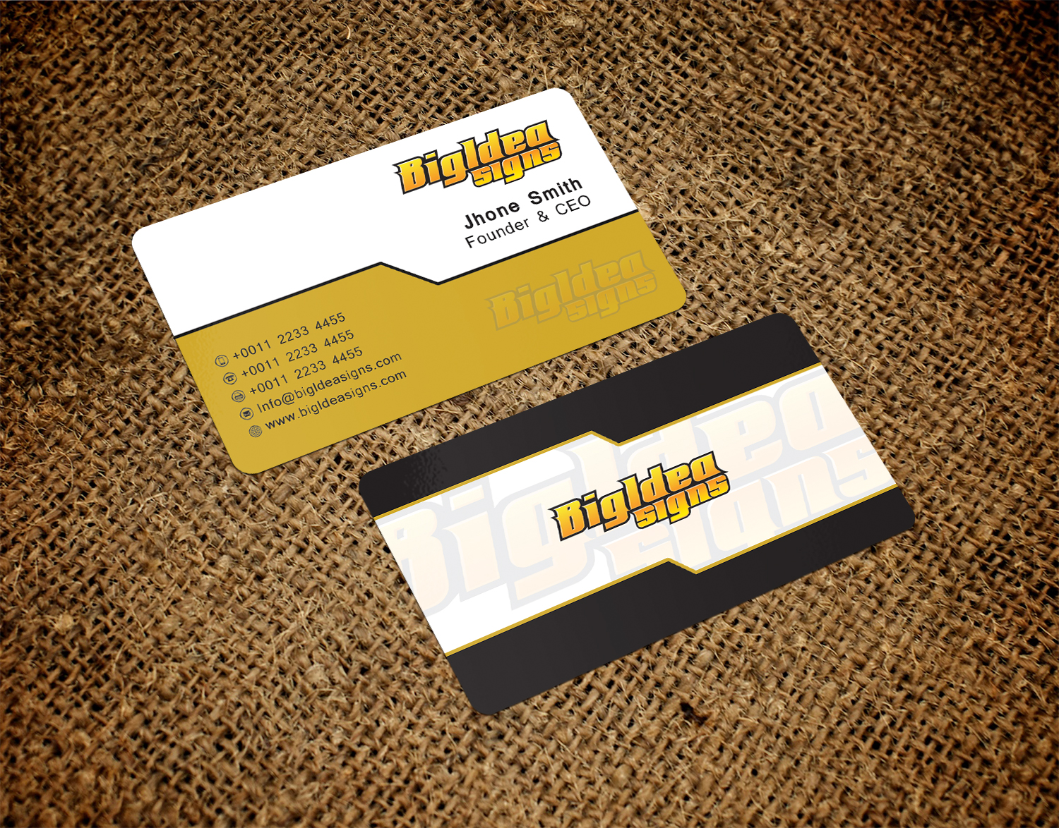 Business Card Design by Graphics Design Help for Bigidea Wraps Inc | Design #23397612