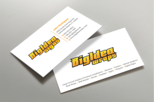 Business Card Design by DesignShout for Bigidea Wraps Inc | Design: #23404562