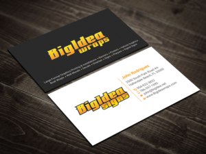 Business Card Design by DesignShout for Bigidea Wraps Inc | Design: #23404563