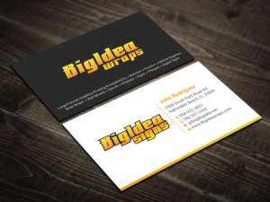Business Card Design by DesignShout for Bigidea Wraps Inc | Design: #23404617