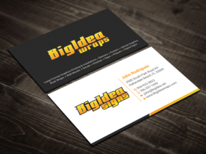 Business Card Design by DesignShout for Bigidea Wraps Inc | Design: #23404619