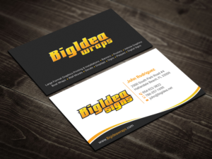 Business Card Design by DesignShout for Bigidea Wraps Inc | Design: #23404835