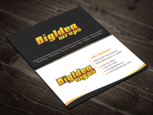 Business Card Design by DesignShout for Bigidea Wraps Inc | Design: #23404837