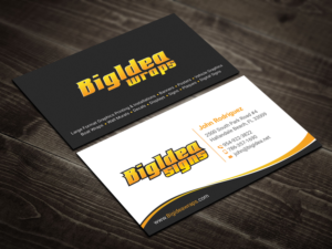 Business Card Design by DesignShout for Bigidea Wraps Inc | Design: #23404902