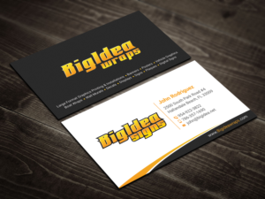 Business Card Design by DesignShout for Bigidea Wraps Inc | Design: #23404904