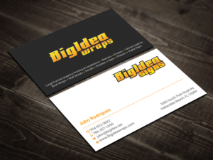 Business Card Design by DesignShout for Bigidea Wraps Inc | Design: #23405093