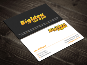 Business Card Design by DesignShout for Bigidea Wraps Inc | Design: #23405096