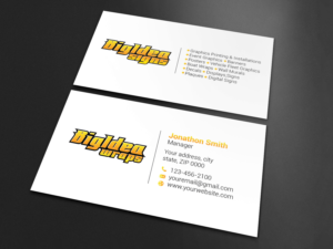 Diseño de Tarjeta de Presentación por Imagine design000 para Bigidea Wraps Inc | Diseño #23401987