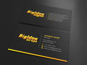 Business Card Design by Imagine design000 for Bigidea Wraps Inc | Design: #23401994