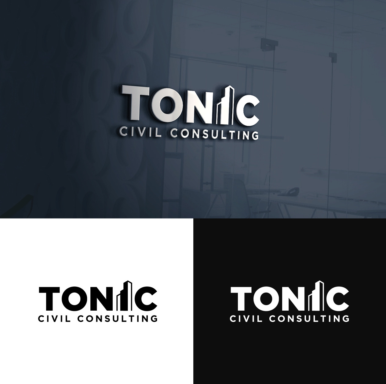 Logo Design by BehindSymbols for TONIC Civil Consulting | Design #23389653