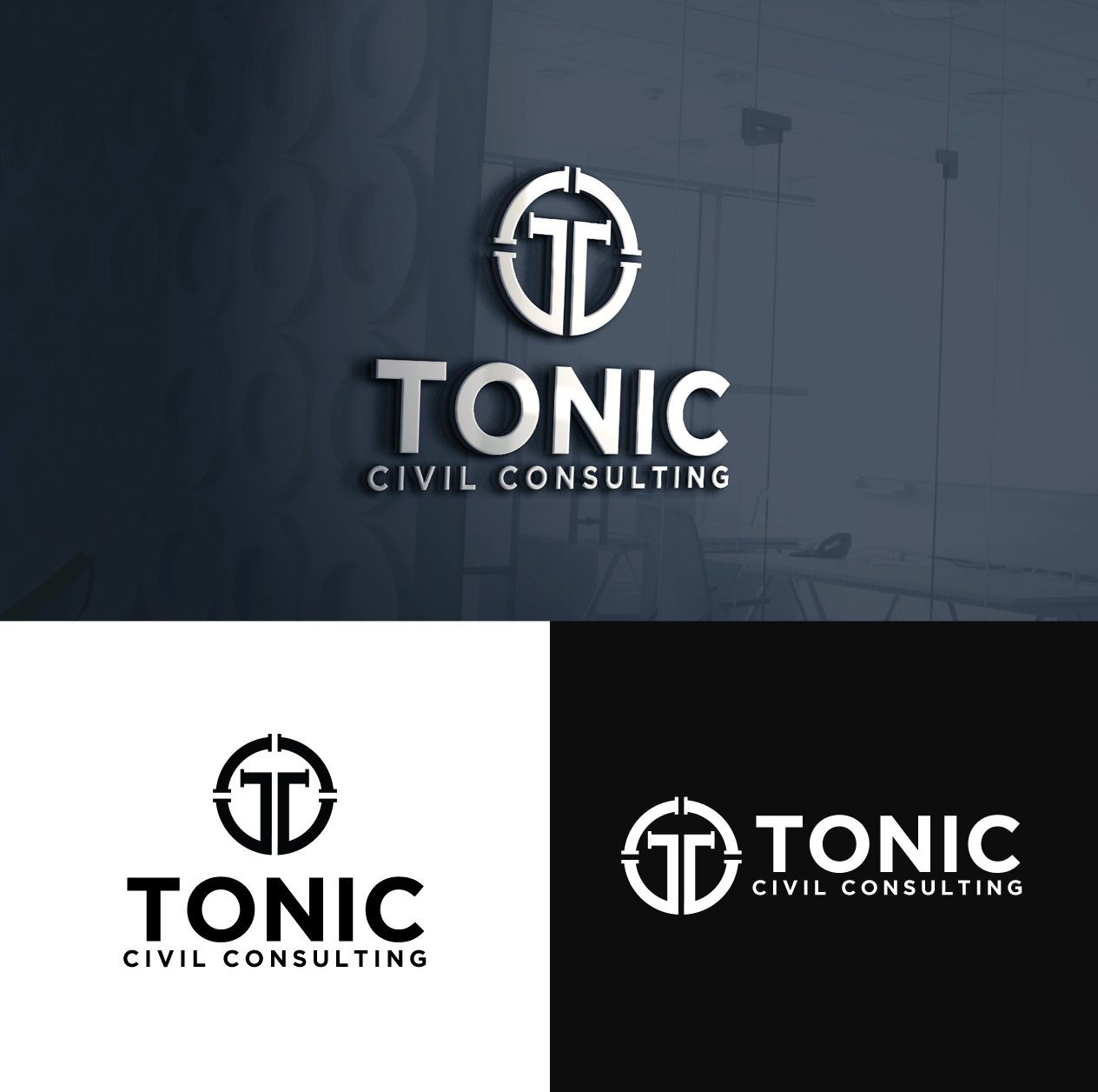 Logo Design by BehindSymbols for TONIC Civil Consulting | Design #23389834
