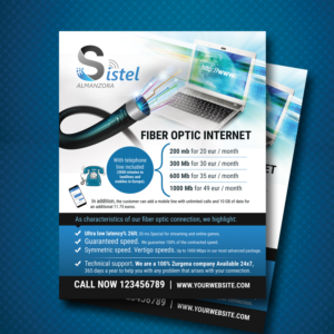 Flyer-Design von uk für SISTEL ALMANZORA, SLU | Design: #23396106
