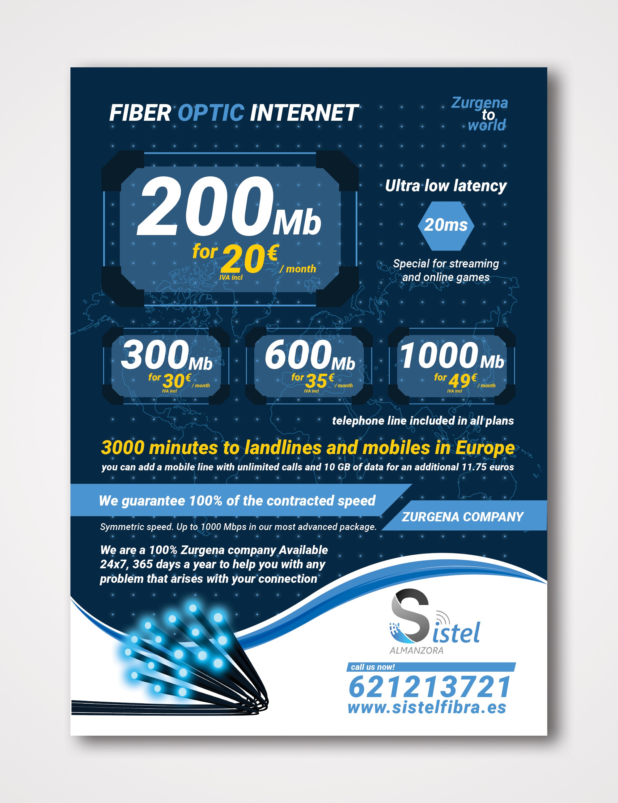 Flyer Design by Nightmist for SISTEL ALMANZORA, SLU | Design #23409785