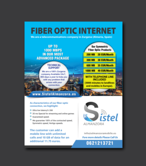 FIBER OPTIC ISP | Diseño de Flyer por meet007
