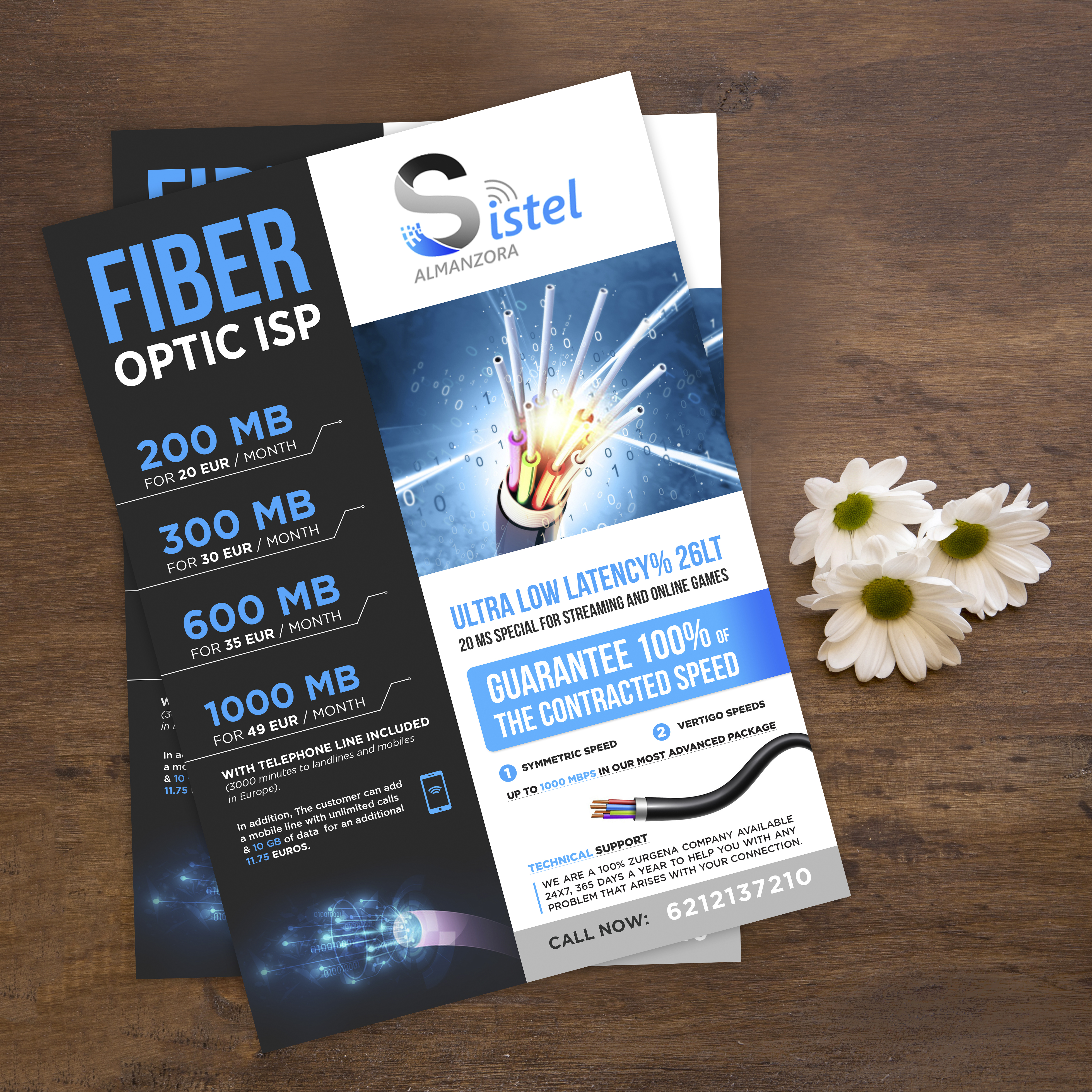 Flyer Design by SWASTIK for SISTEL ALMANZORA, SLU | Design #23400711