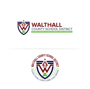 "Walthall County School District" and our motto, "Teachers teaching. Students learning. Schools improving." | Logo-Design von Maxo-Biz