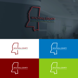 "Walthall County School District" and our motto, "Teachers teaching. Students learning. Schools improving." | Logo-Design von tejo