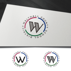 "Walthall County School District" and our motto, "Teachers teaching. Students learning. Schools improving." | Logo Design by WooW Designs
