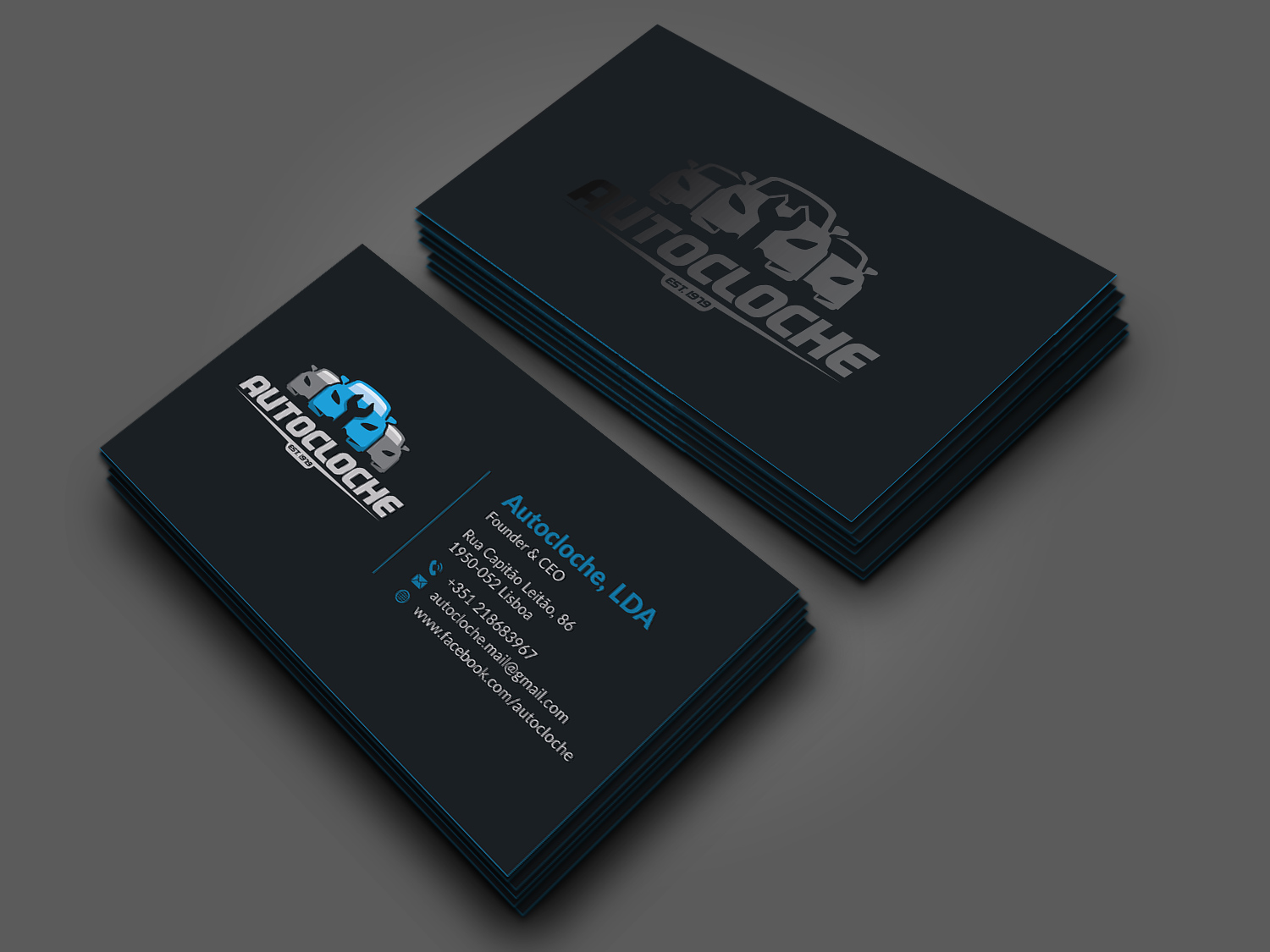 Business Card Design by Musa. A for this project | Design #23400787