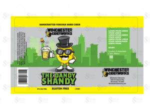 A design for a 16 oz can for our alcoholic cider | Packaging Design by SofiaDesignStudio
