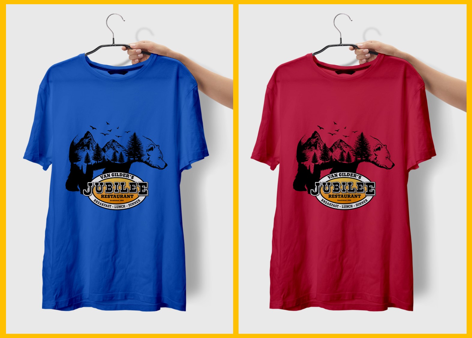 T-Shirt-Design von RogerRain für Jubilee Restaurant | Design #23427467