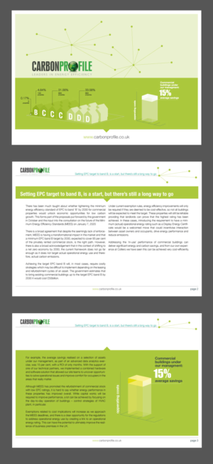 Infografik-Design von filipcraft_1 für Carbon Profile Ltd | Design: #23443228
