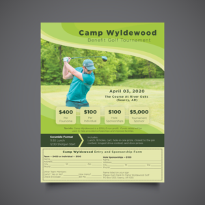 Flyer Design by Louie Fuentes for Camp Wyldewood | Design #23438461