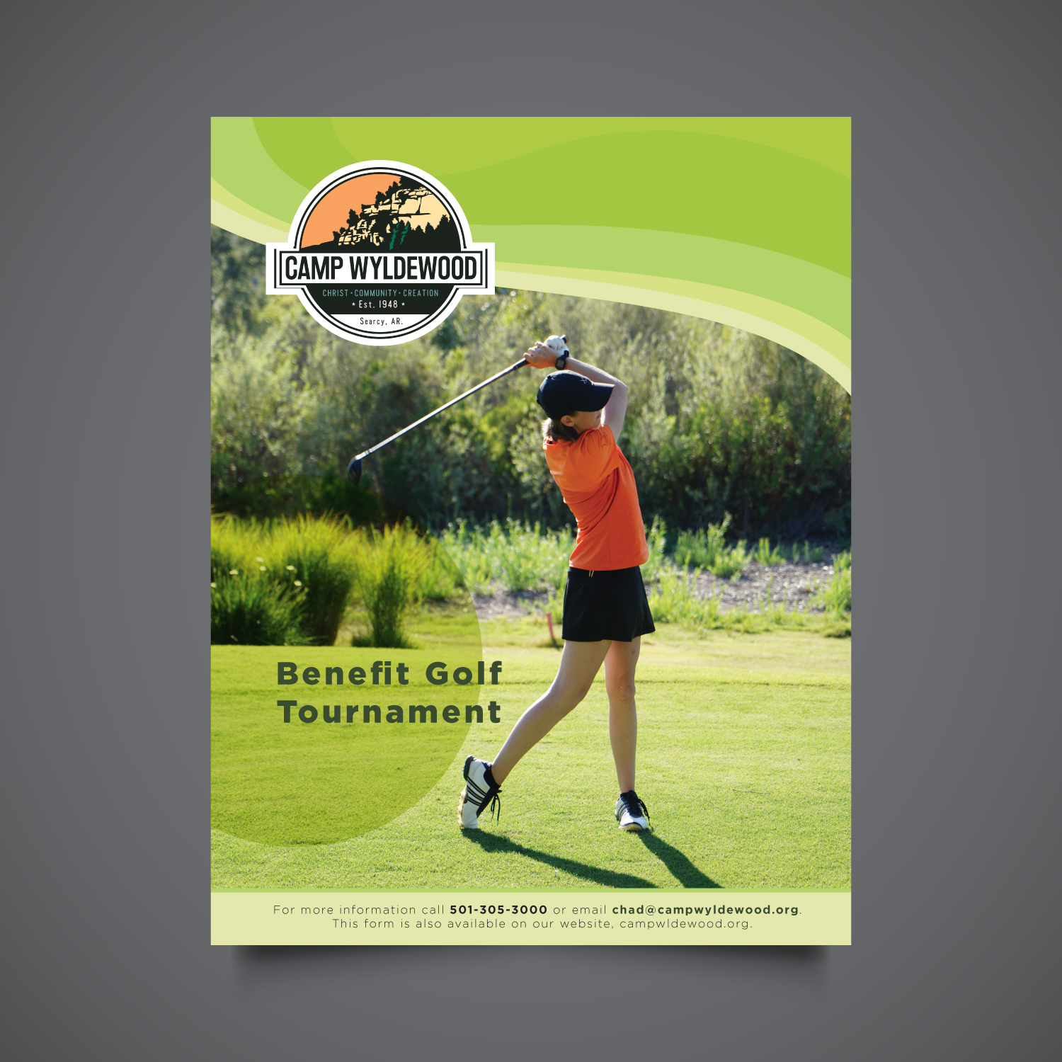 Flyer Design by Louie Fuentes | Manobo Graphic Design Services for Camp Wyldewood | Design #23438893