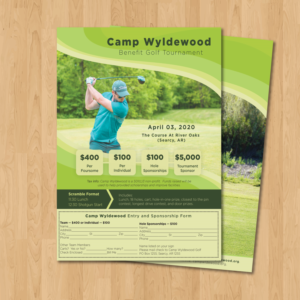 Flyer Design by Louie Fuentes | Manobo Graphic Design Services for Camp Wyldewood | Design: #23439356