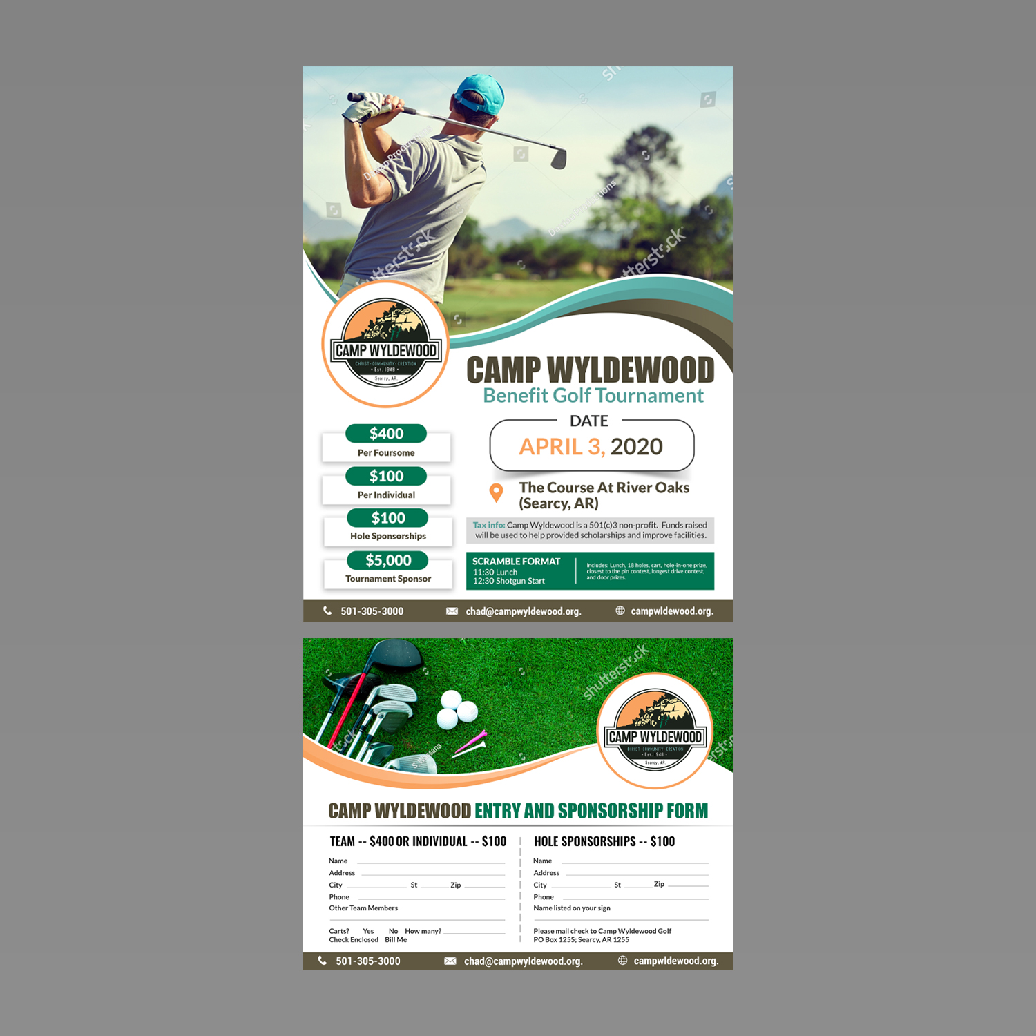 Flyer Design by aspiremedia for Camp Wyldewood | Design #23409966