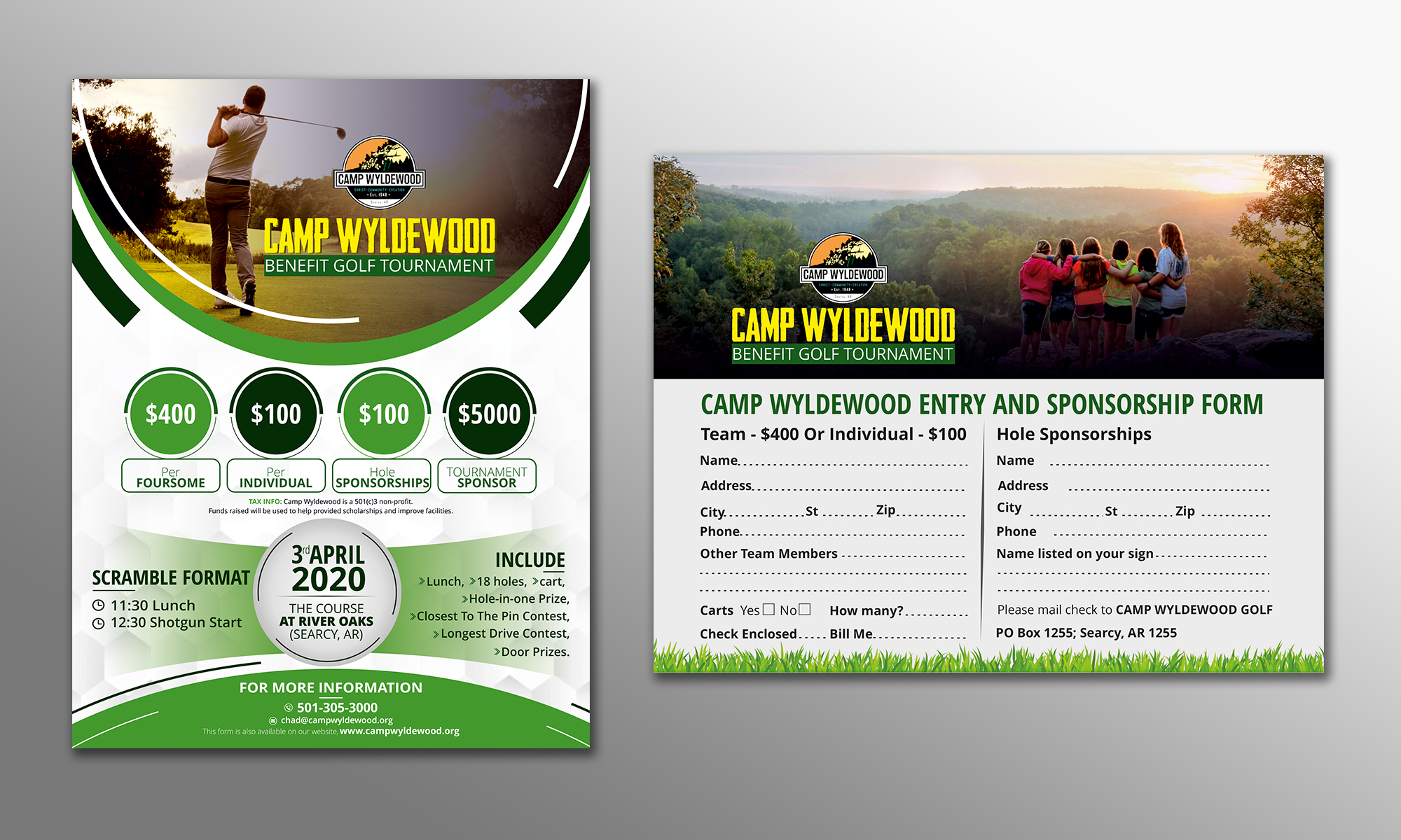 Flyer Design by ecorokerz for Camp Wyldewood | Design #23412346