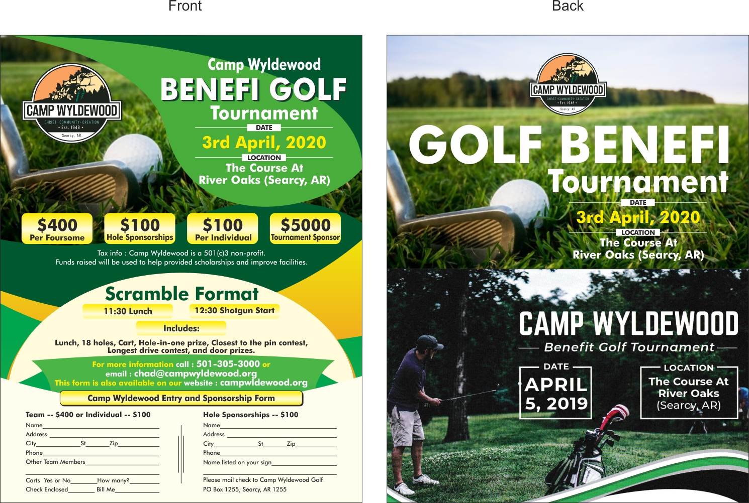 Flyer-Design von raajesh für Camp Wyldewood | Design #23398578