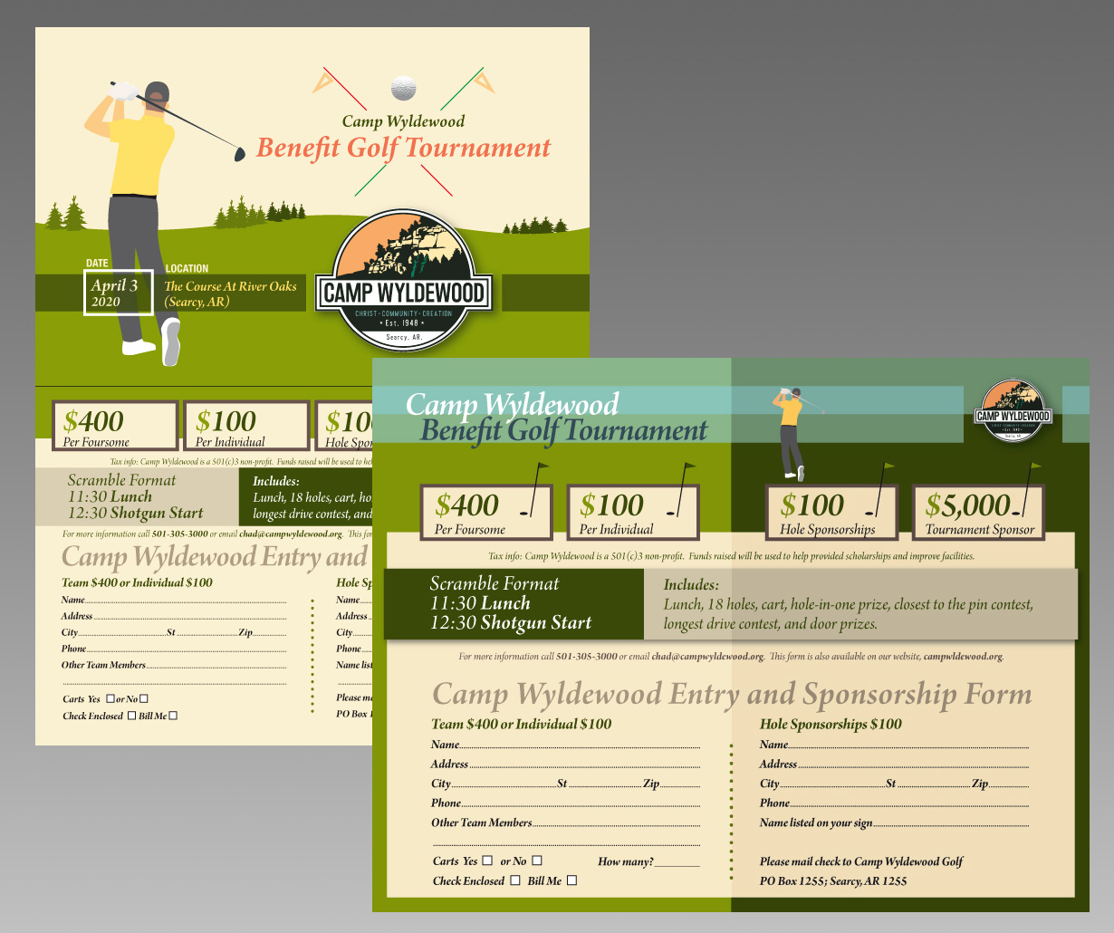 Flyer Design by filipcraft_1 for Camp Wyldewood | Design #23424698