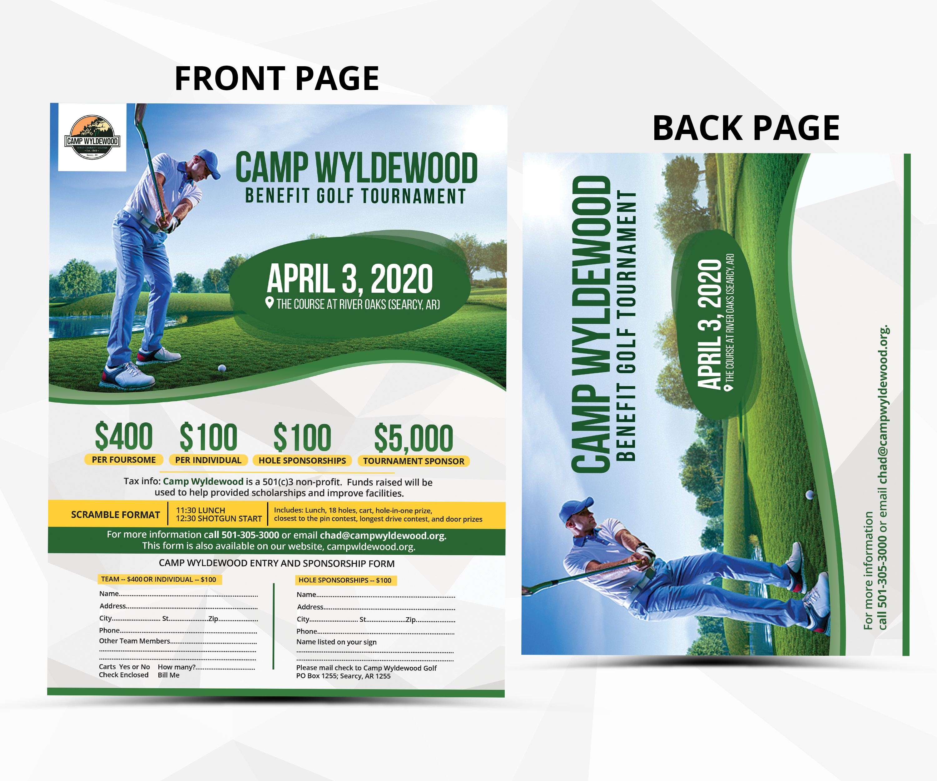 Flyer Design by mbembocreation for Camp Wyldewood | Design #23440450